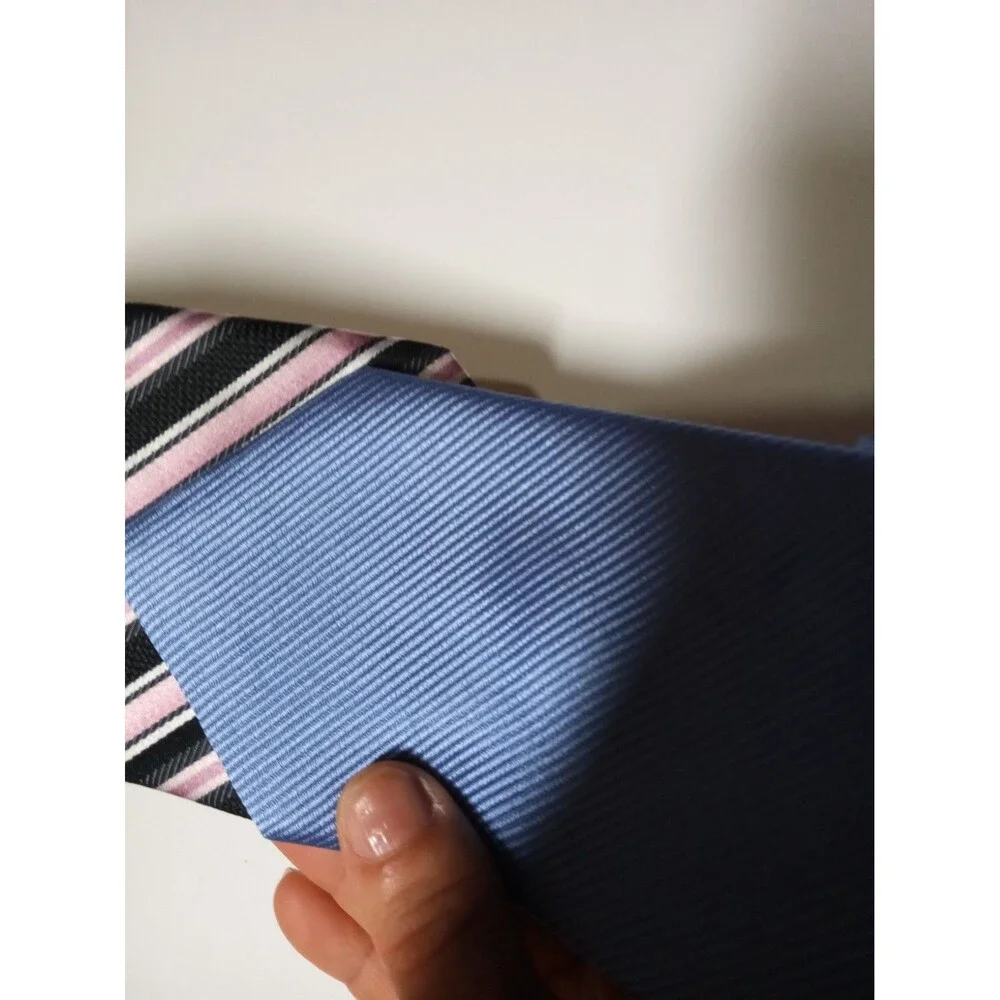 BRUNO PIATELLI Blue Silk Tie. Multi Tie.